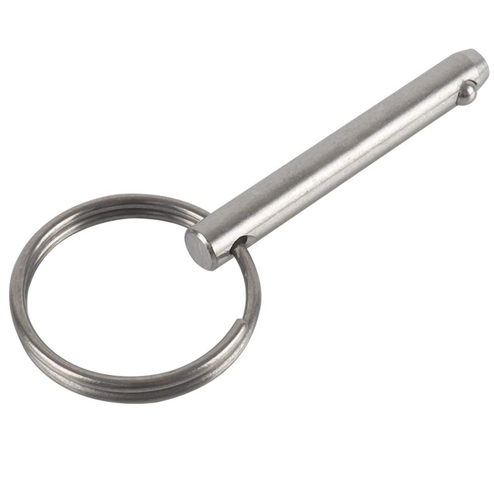 4 Pcs Quick Release Pin, Diameter 1/4", Usable Length 1-1/2", Overall Length 2", Full 316 Stainless Steel, Bimini Top Pin, Marine Hardware