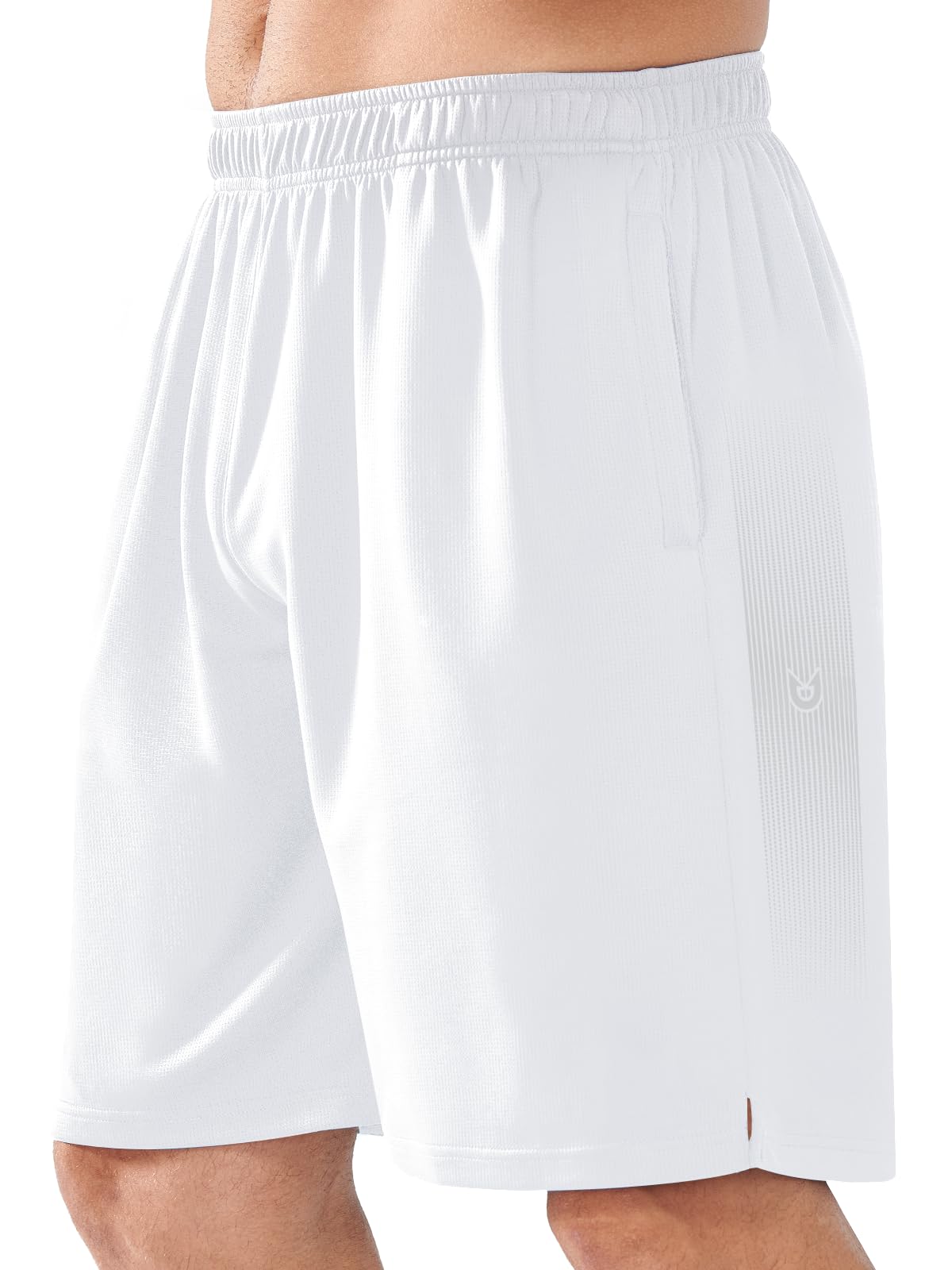 NORTHYARD Men's 10" Athletic Shorts Basketball Workout Gym Lightweight Quick Dry Shorts with Mesh & Zip Pockets