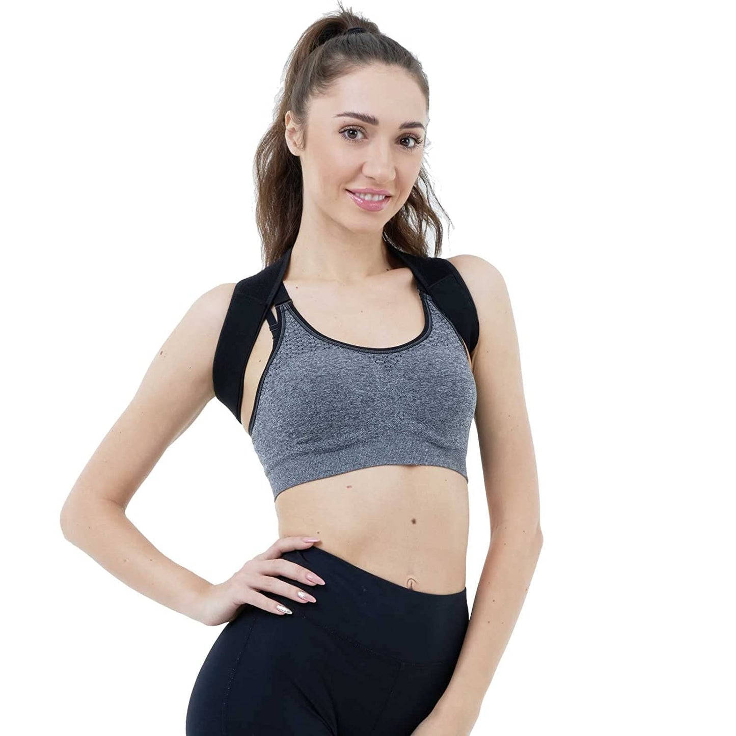 Posture Corrector for Women and Men,Adjustable Upper Back Brace, Breathable Back Support straightener, Providing Pain Relief from Lumbar, Neck, Shoulder, and Clavicle, Back.