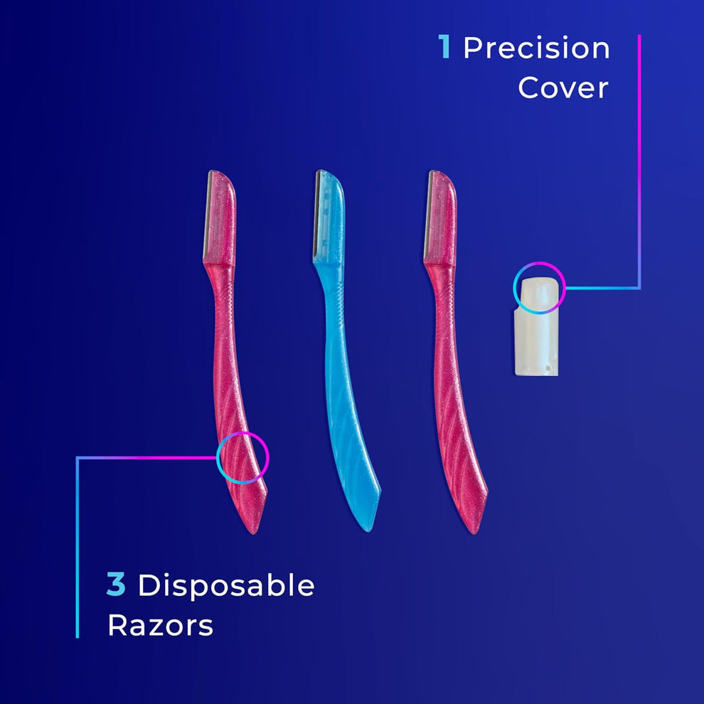 Dermaplaning Razors – 3ct Face Shavers for Women