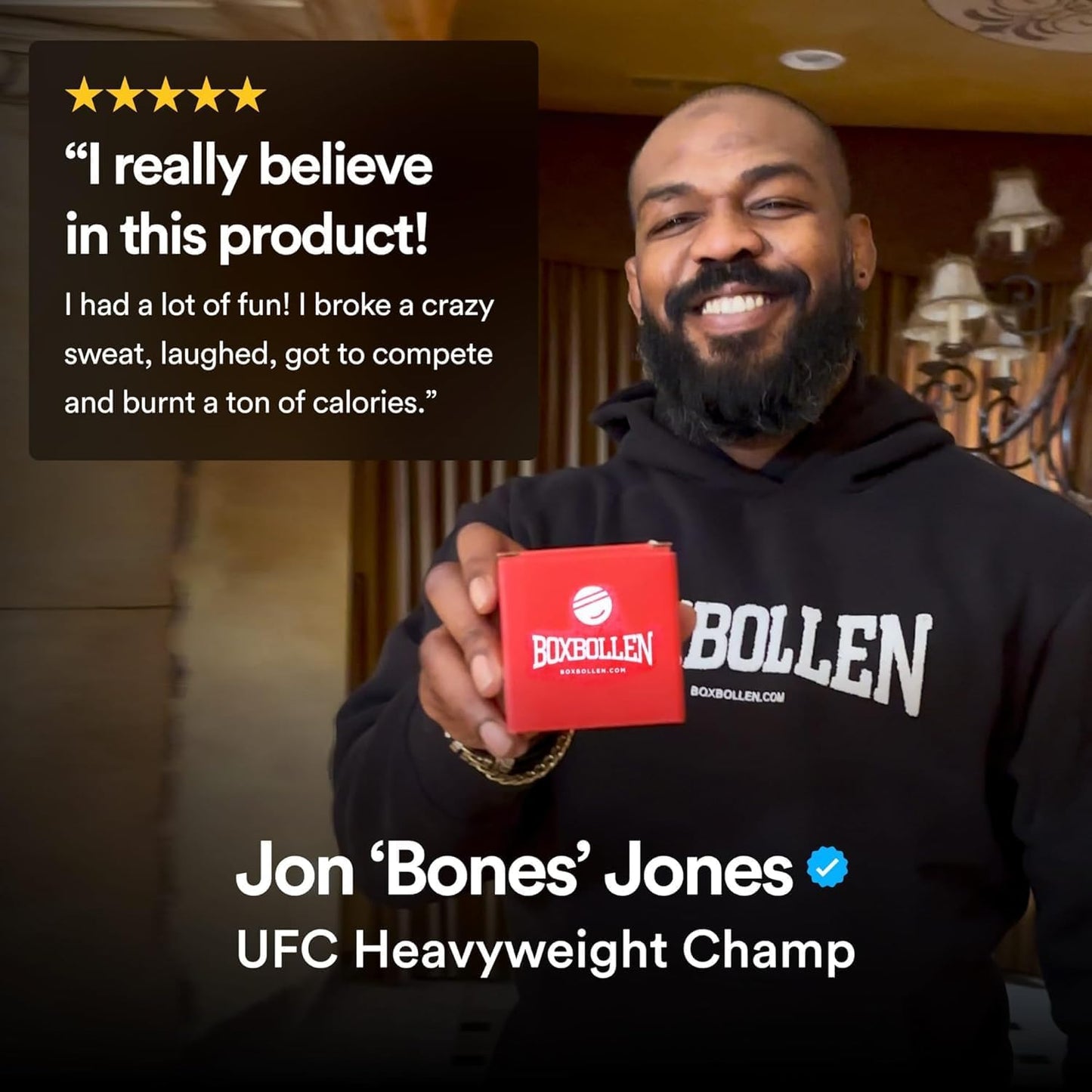 Boxbollen® Boxing Reflex Ball – Celebrity-Endorsed Reaction Trainer | App-Connected Punch Counter | Fun Fitness for All Ages | Improve Coordination & Agility | Ideal Gift for Home Workouts