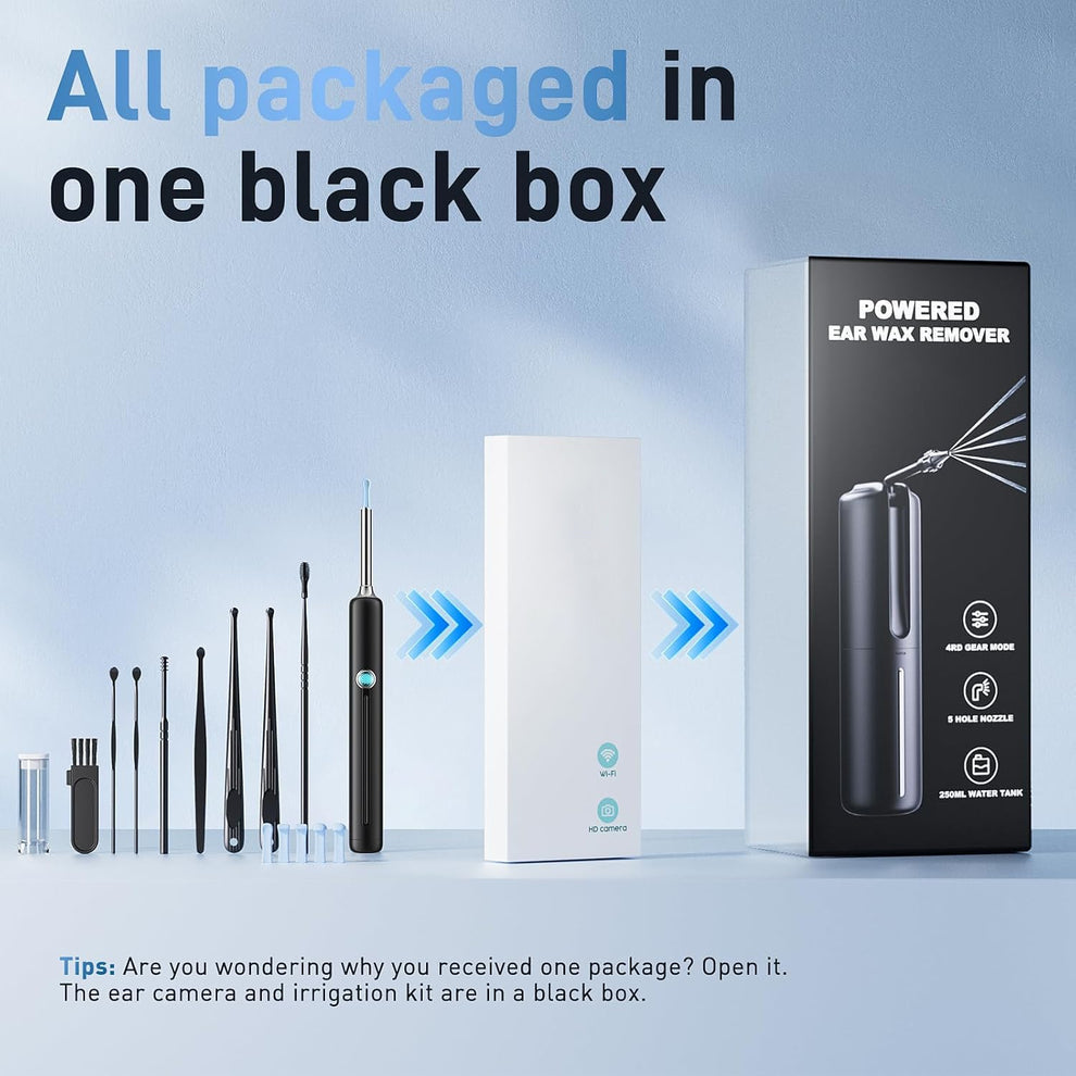 Electric Ear Wax Removal Kit – 1080P Camera