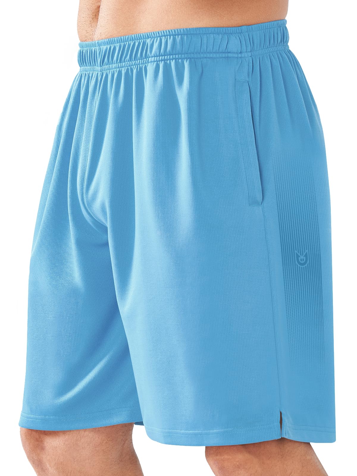 NORTHYARD Men's 10" Athletic Shorts Basketball Workout Gym Lightweight Quick Dry Shorts with Mesh & Zip Pockets