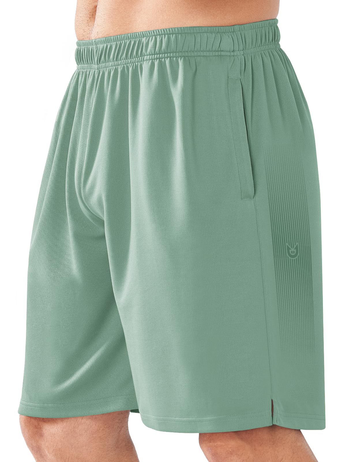 NORTHYARD Men's 10" Athletic Shorts Basketball Workout Gym Lightweight Quick Dry Shorts with Mesh & Zip Pockets