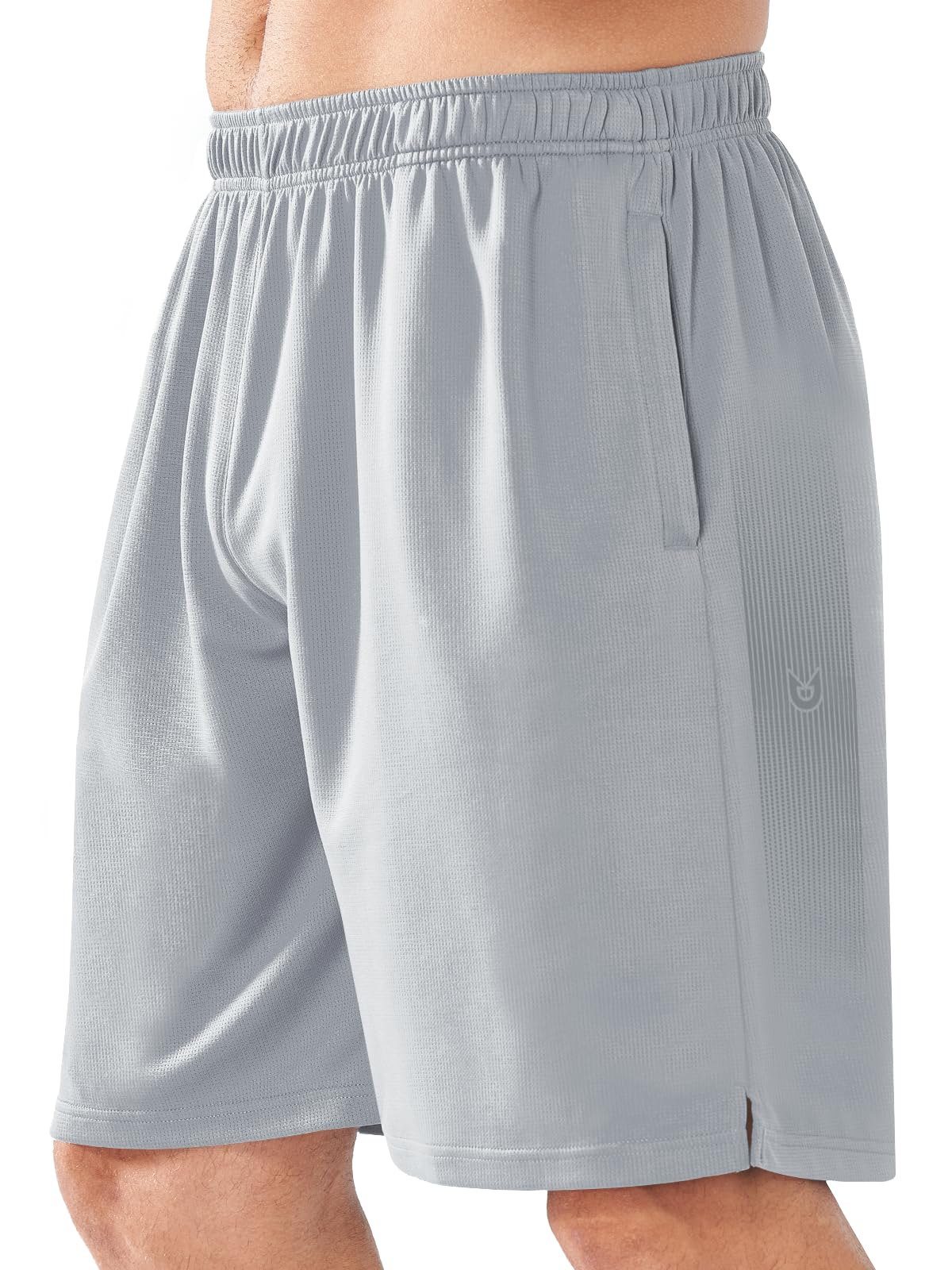 NORTHYARD Men's 10" Athletic Shorts Basketball Workout Gym Lightweight Quick Dry Shorts with Mesh & Zip Pockets