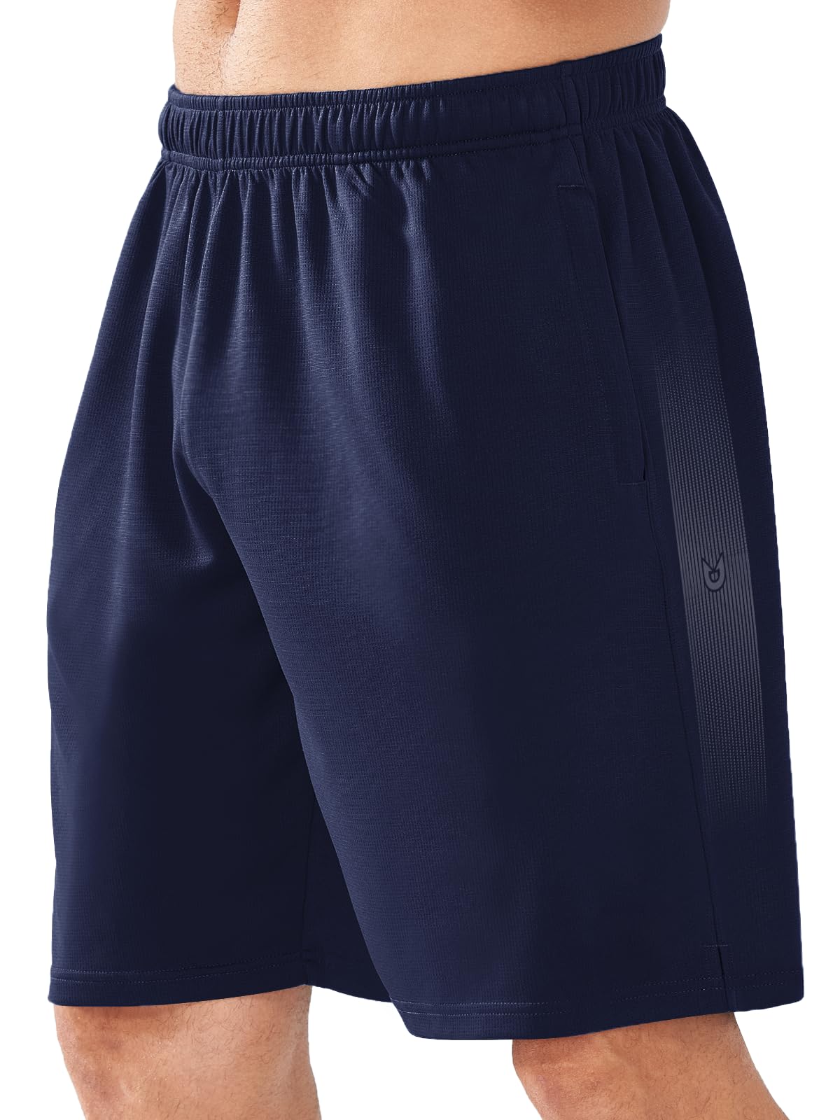 NORTHYARD Men's 10" Athletic Shorts Basketball Workout Gym Lightweight Quick Dry Shorts with Mesh & Zip Pockets