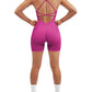 SUUKSESS Women Strappy Romper Seamless Jumpsuit Tummy Control Padded Sports Bra