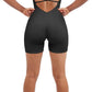 SUUKSESS Women Strappy Romper Seamless Jumpsuit Tummy Control Padded Sports Bra