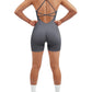 SUUKSESS Women Strappy Romper Seamless Jumpsuit Tummy Control Padded Sports Bra