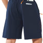 NORTHYARD Men's Athletic Hiking Shorts Quick Dry Workout Shorts 7"/ 9"/ 5" Lightweight Sports Gym Running Shorts Basketball Exercise NAVY-9inch L