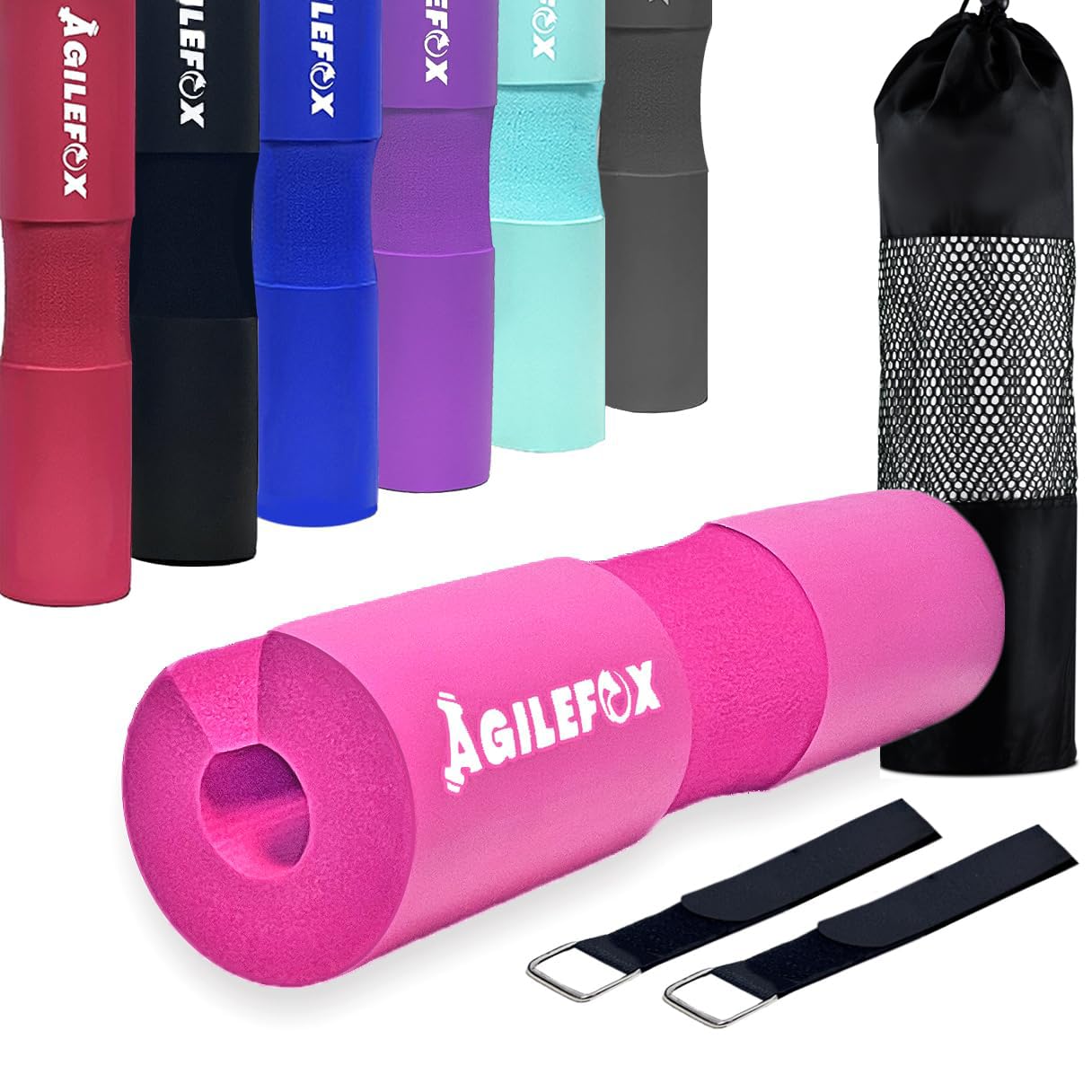 AGILEFOXX Barbell Pad - Squat Pad-Hip Thrust Foam Pad, Comfort & Safety for Strength Training