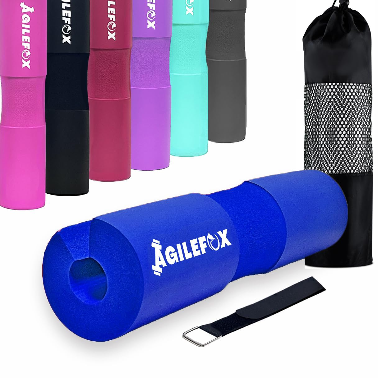 AGILEFOXX Barbell Pad - Squat Pad-Hip Thrust Foam Pad, Comfort & Safety for Strength Training