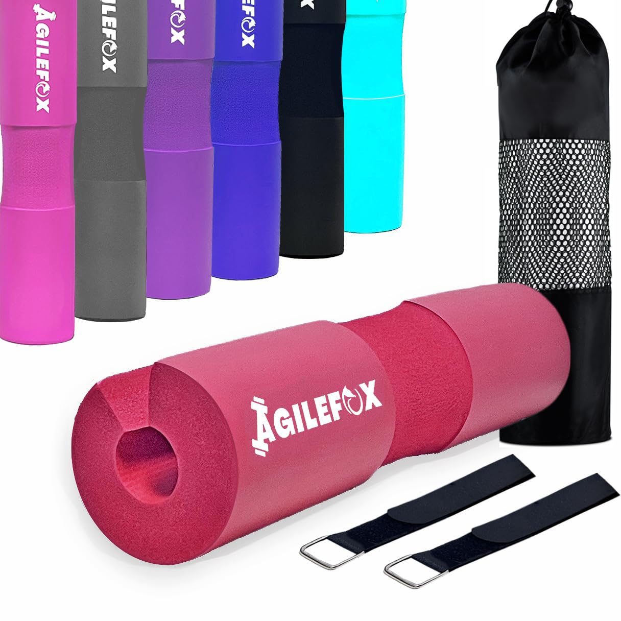 AGILEFOXX Barbell Pad - Squat Pad-Hip Thrust Foam Pad, Comfort & Safety for Strength Training