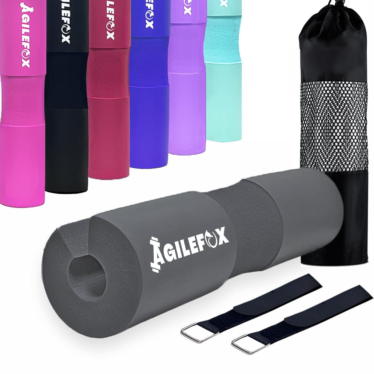 AGILEFOXX Barbell Pad - Squat Pad-Hip Thrust Foam Pad, Comfort & Safety for Strength Training
