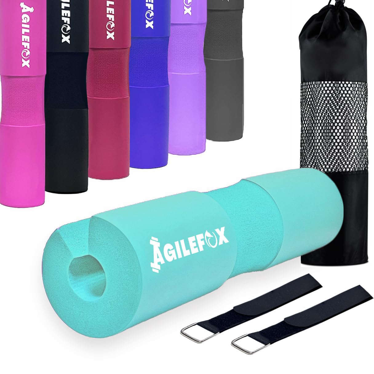 AGILEFOXX Barbell Pad - Squat Pad-Hip Thrust Foam Pad, Comfort & Safety for Strength Training