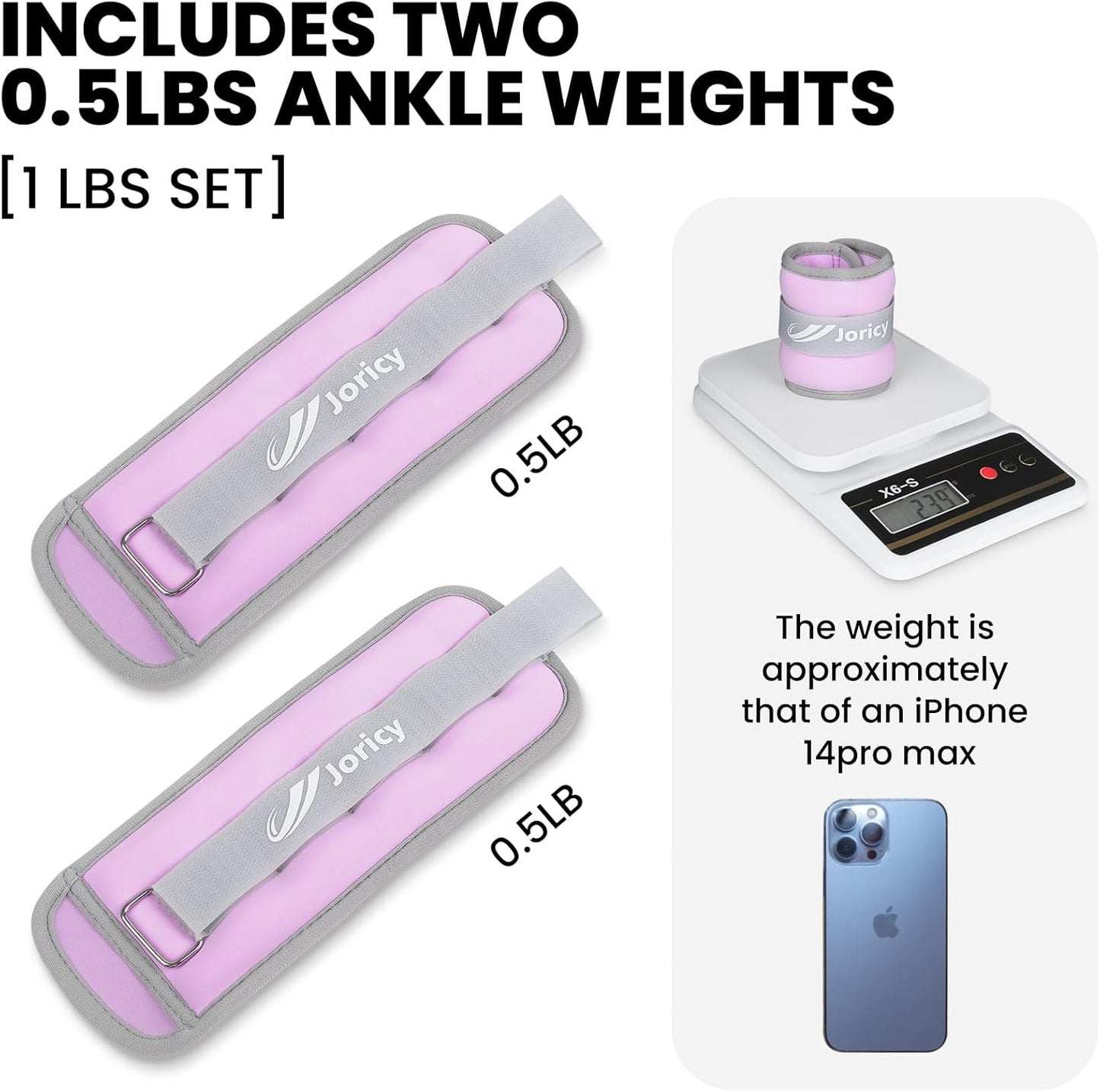 Adjustable Ankle & Wrist Weights – Pair, Comfortable & Durable