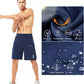 NORTHYARD Men's Athletic Hiking Shorts Quick Dry Workout Shorts 7"/ 9"/ 5" Lightweight Sports Gym Running Shorts Basketball Exercise NAVY-9inch L