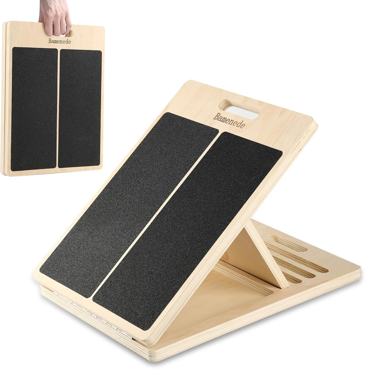 Adjustable Wooden Slant Board – Calf, Ankle & Stretch Trainer