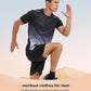 BOOMCOOL Gym Clothes for Men Workout Shirts Sets Outfits 3 Pack for Running Football Athletic Exercise Fit for Out T Sports