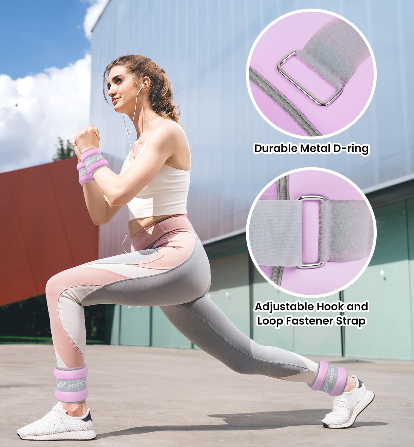 Adjustable Ankle & Wrist Weights – Pair, Comfortable & Durable