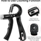 KDG Hand Grip Strengthener 2 Pack Adjustable Resistance 10-130 lbs Forearm Exerciser，Grip Strength Trainer for Muscle Building and Injury Recovery for Athletes